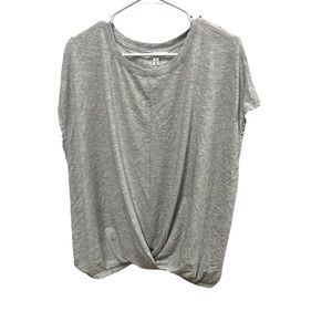 Women's gray twisted shirt size XL